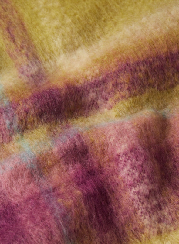 Scarf Check in Chartreuse Yellow from King Louie