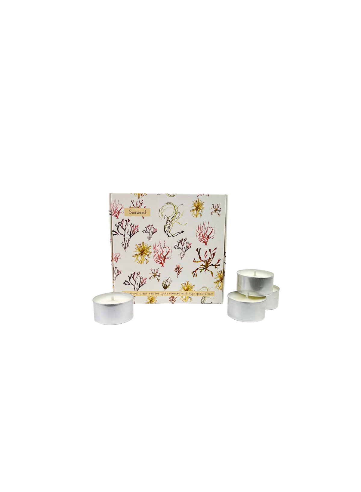 Heaven Scent Box of 9 Summer scented tealights in Seaweed