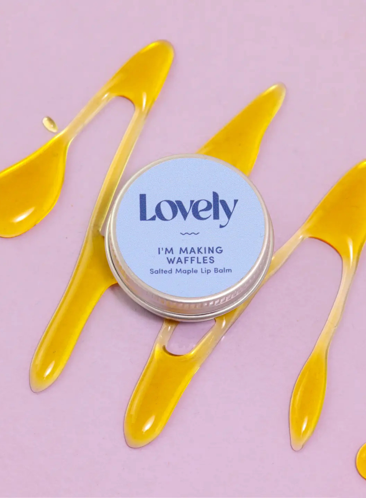 I'm Making Waffles Lip Balm in Salted Maple from Lovely Skincare