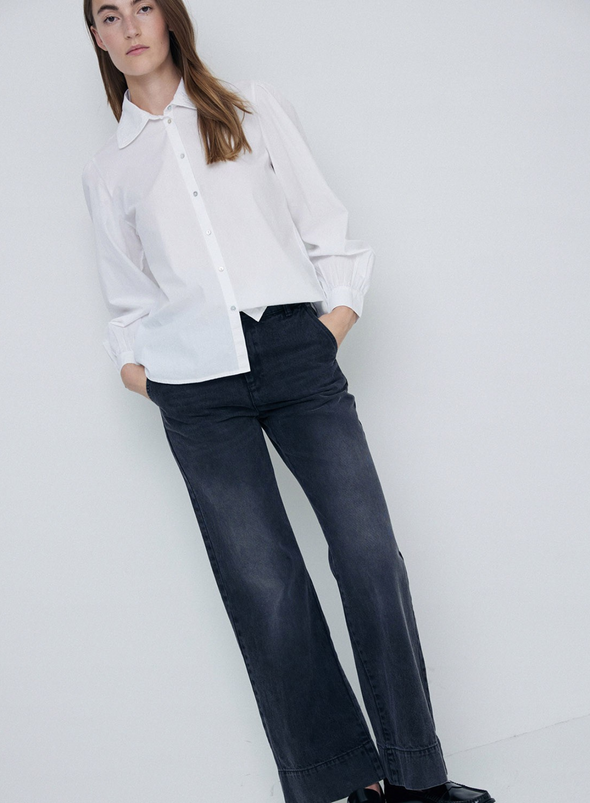 Clarissa Shirt in White from Yerse