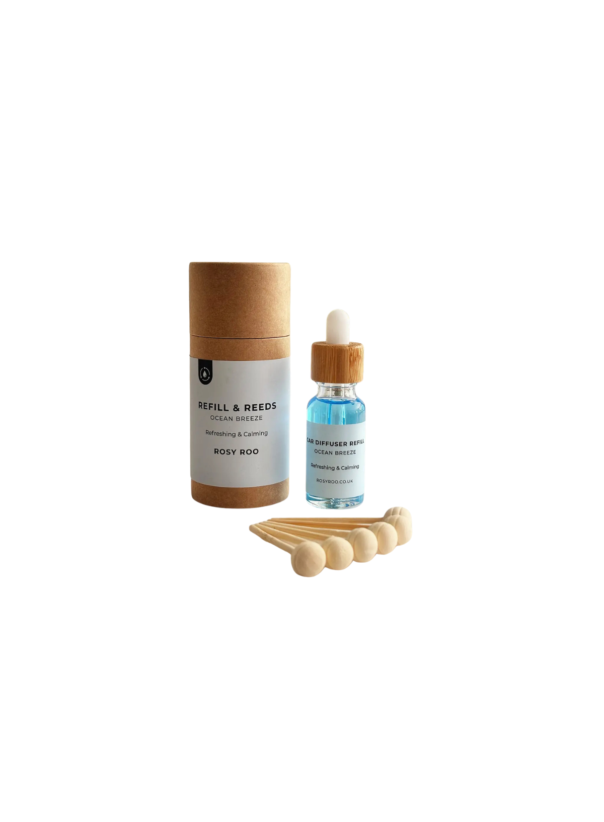 Rosy Roo Ocean Breeze- Refill and Reeds