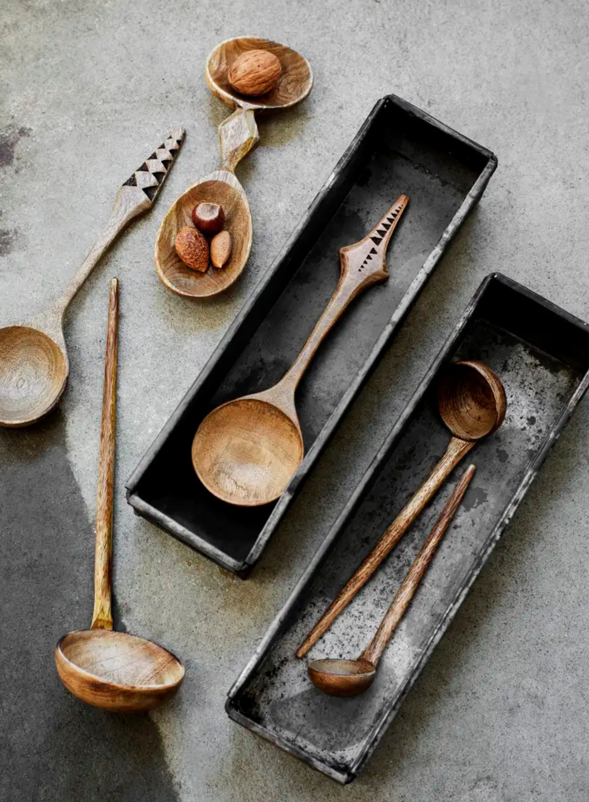 Small Hand Carved Ladle