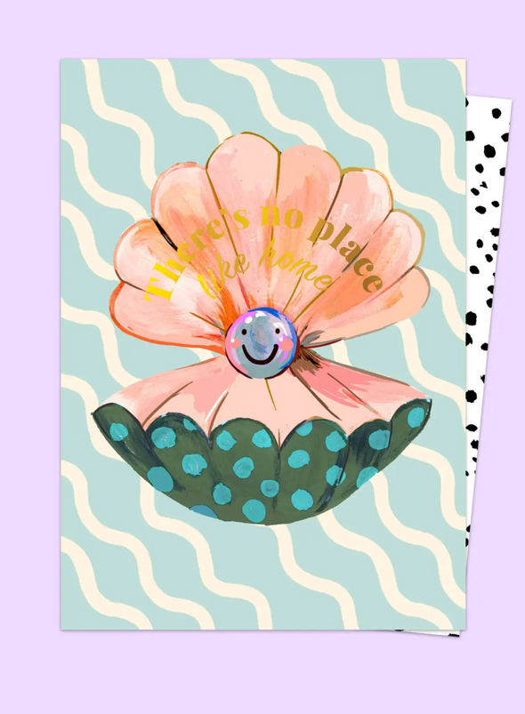 No Place Like Home Oyster Shell Card from Eleanor Bowmer