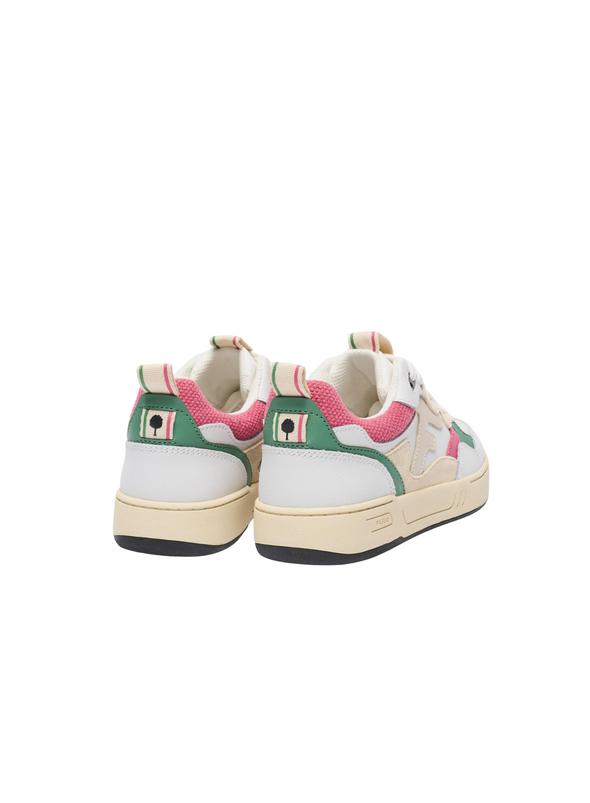 Dahlia Leather Trainers in White from Faguo