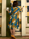 Cynthia Dress in Green Bauhaus from Palava