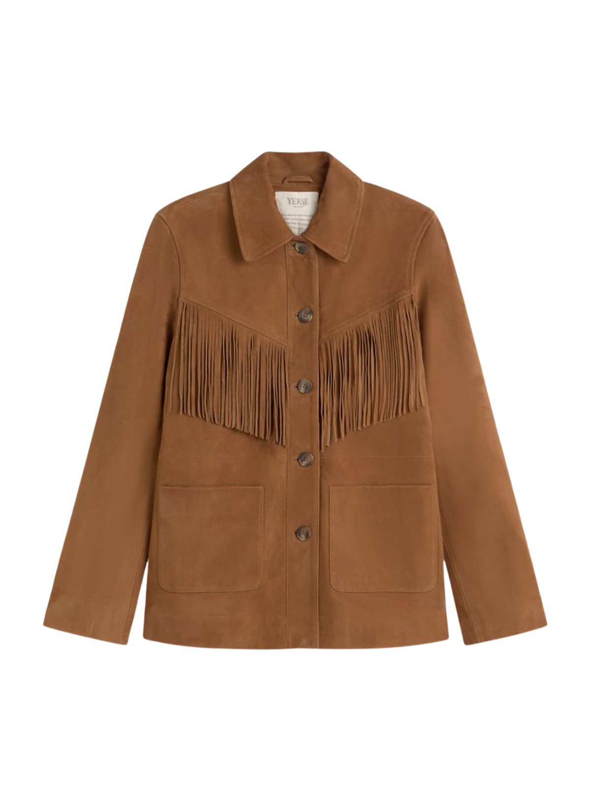 Yerse Beth Suede Jacket in Whisky