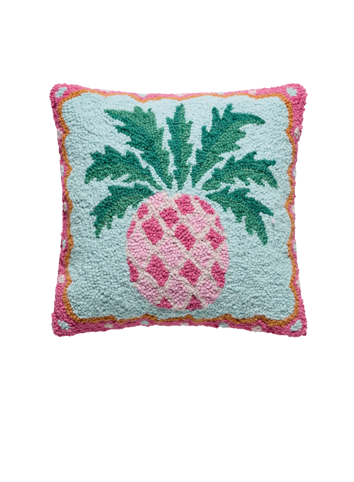 Peking Handicraft Preppy Pineapple Hook Pillow