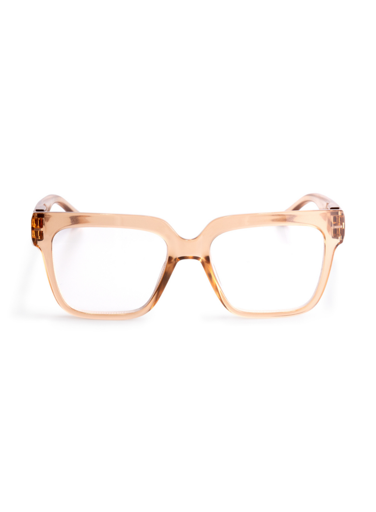 Looplabb Max Reading Glasses in Crystal Champagne