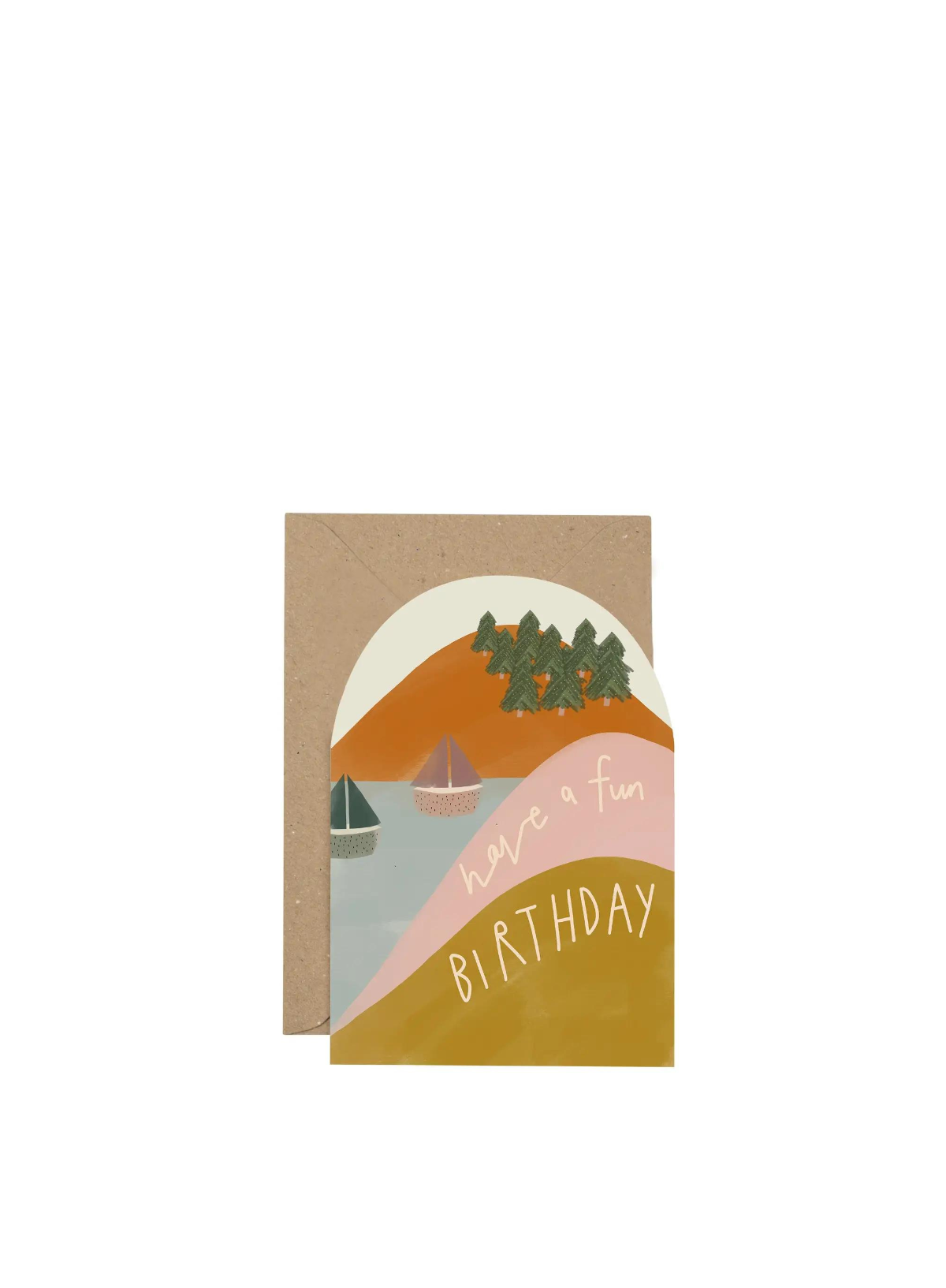 Birthday Fun Curved Card from Plewsy