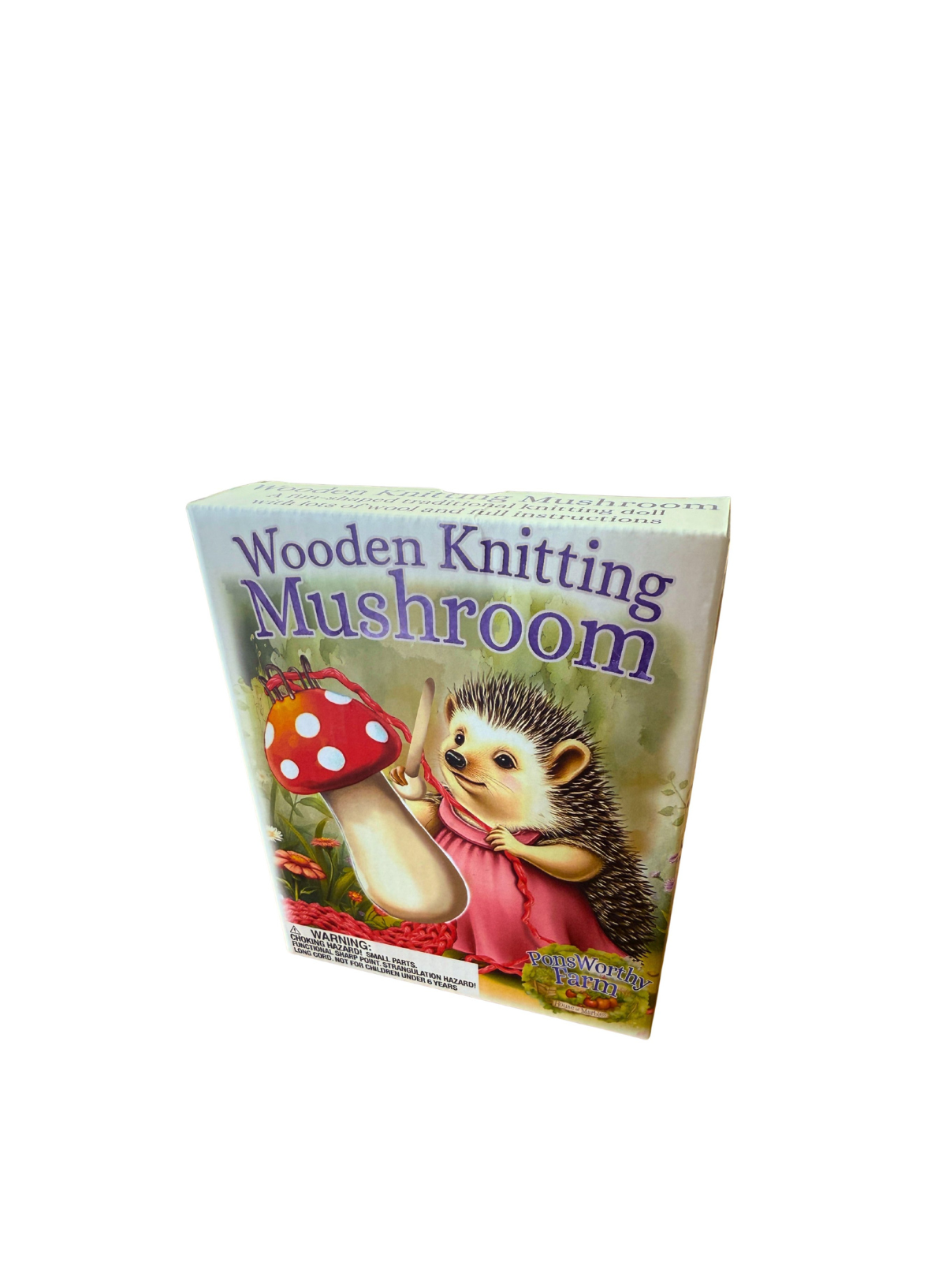 House of Marbles Wooden Knitting Mushroom