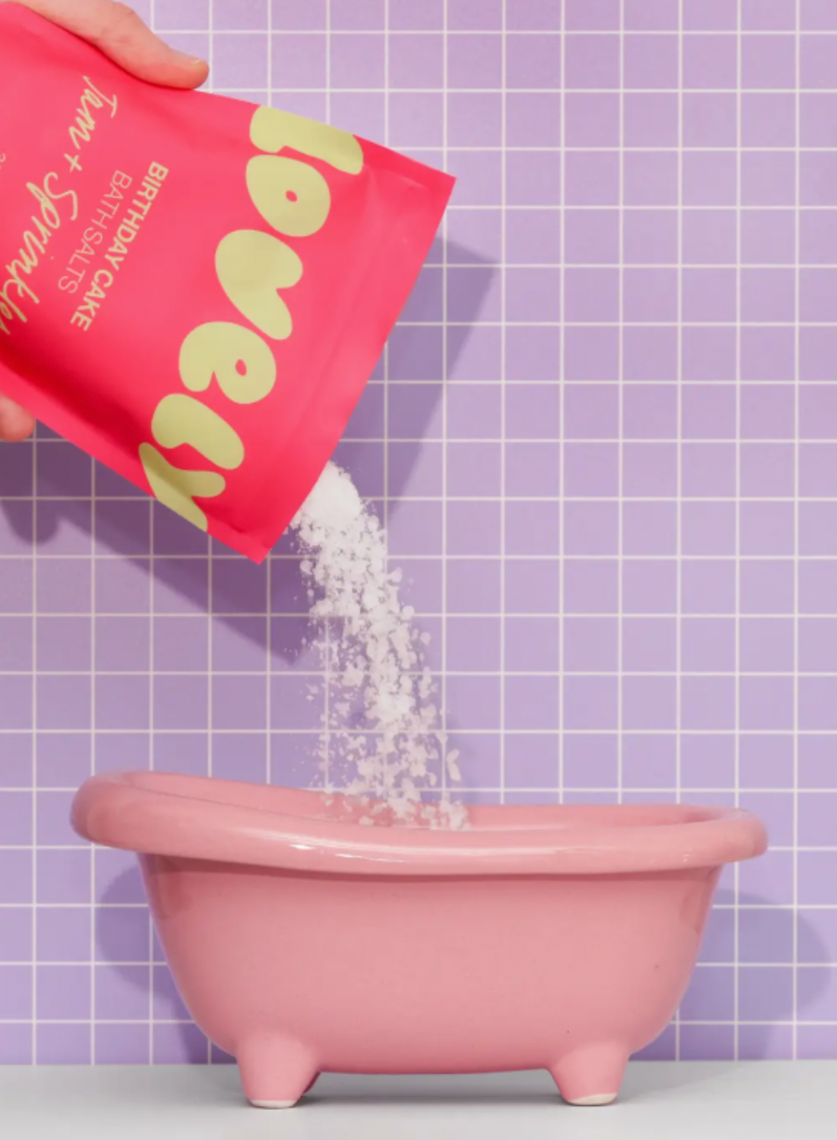 Lovely Skincare Birthday Cake Bath Salts