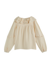 Cotton Gauze Blouse in Cream from Emile & Ida