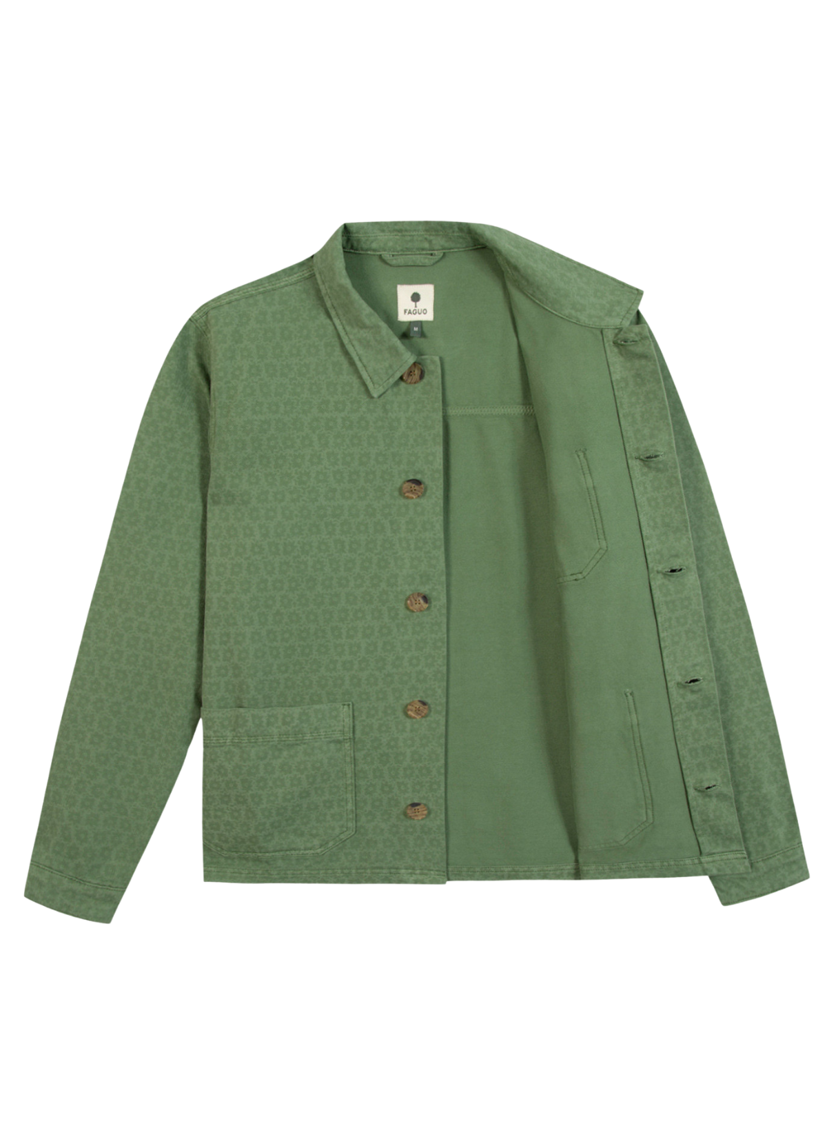 Faguo Lorge Overshirt in Fir Green