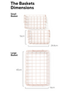 Wire Small Locker Basket from Mustard