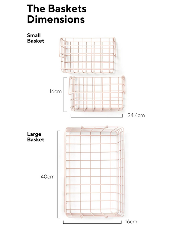 Wire Small Locker Basket from Mustard