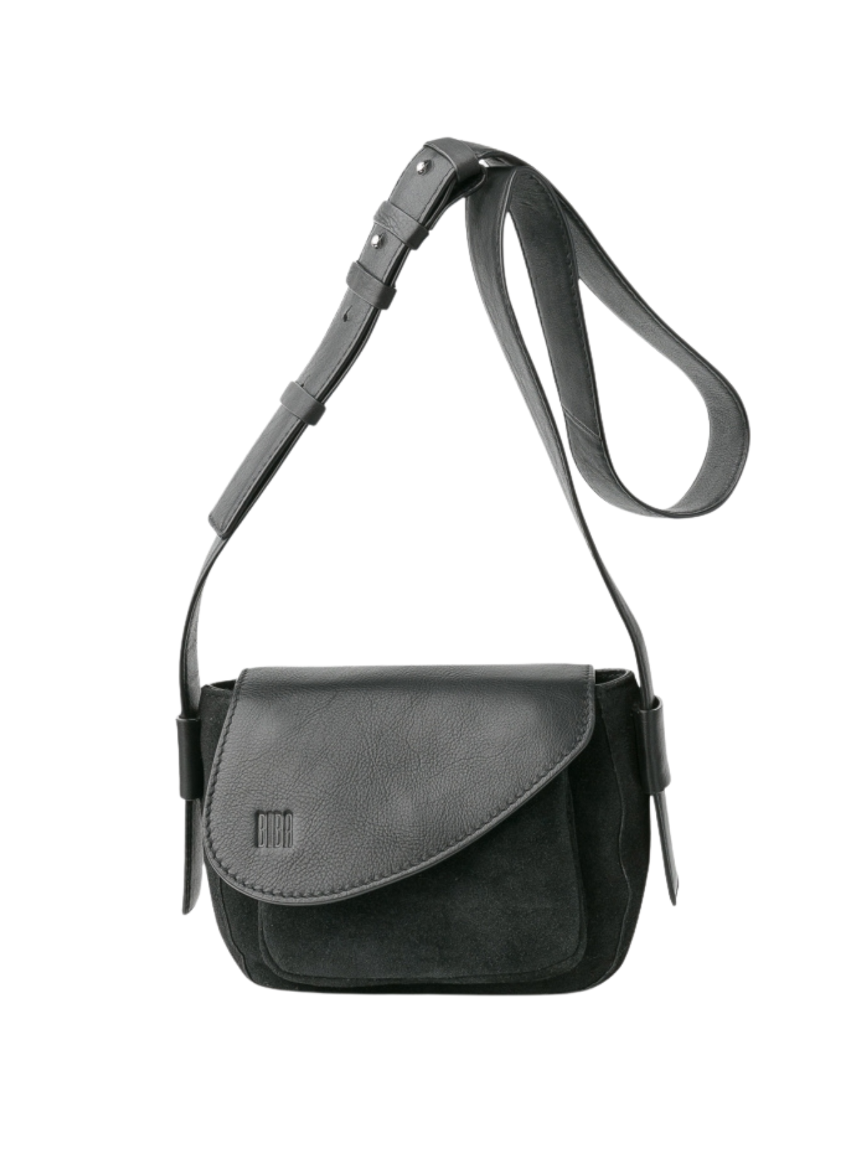 Biba Black Blunt Cross Body Bag