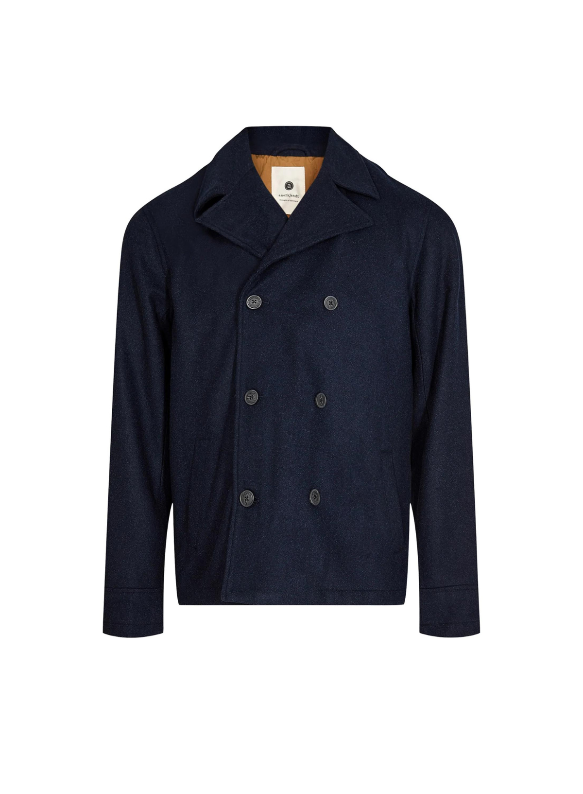 Børge Wool Coat in Sky Captain from Anerkjendt