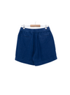 Relaxed Shorts in Blue Linen from La Paz