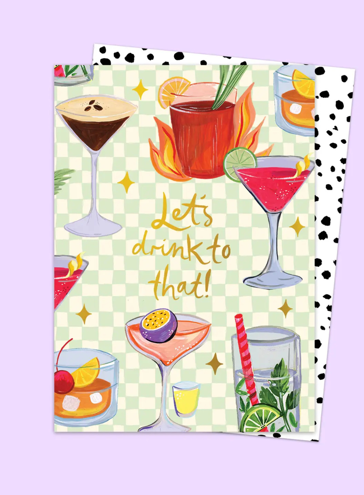 Let's Drink To That Card from Eleanor Bowmer