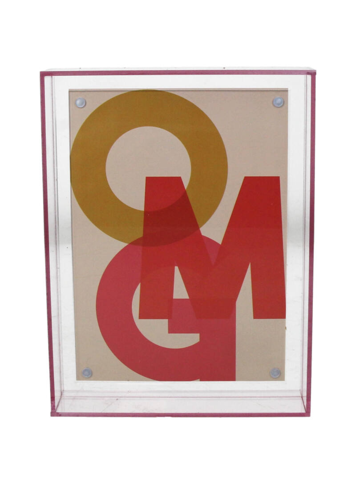 Kersten Acrylic Photo Frame in Pink 18cm