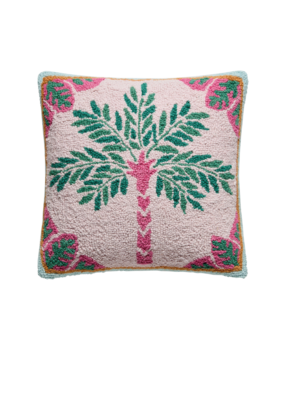 Peking Handicraft Preppy Palm Tree Hook Pillow
