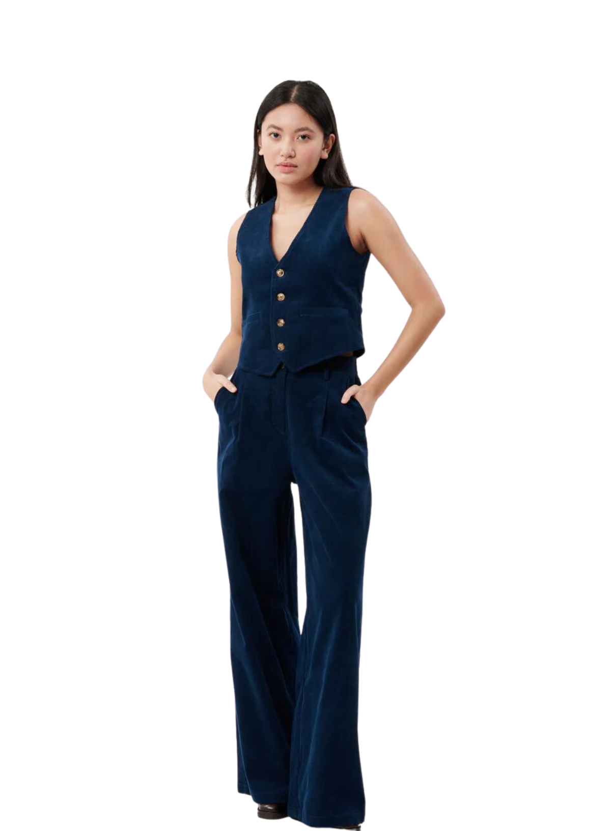 Philo Trousers in Blue Marin from FRNCH
