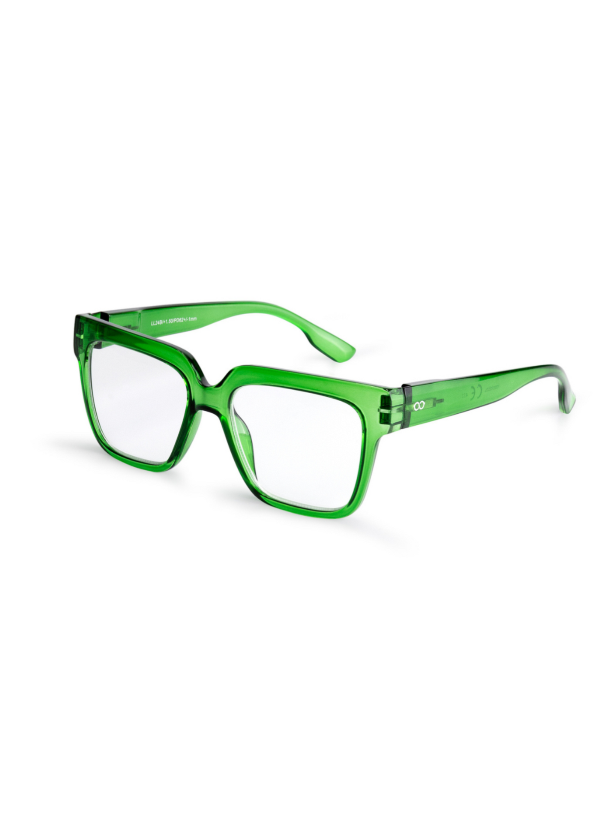 Looplabb Max Reading Glasses in Emerald Green