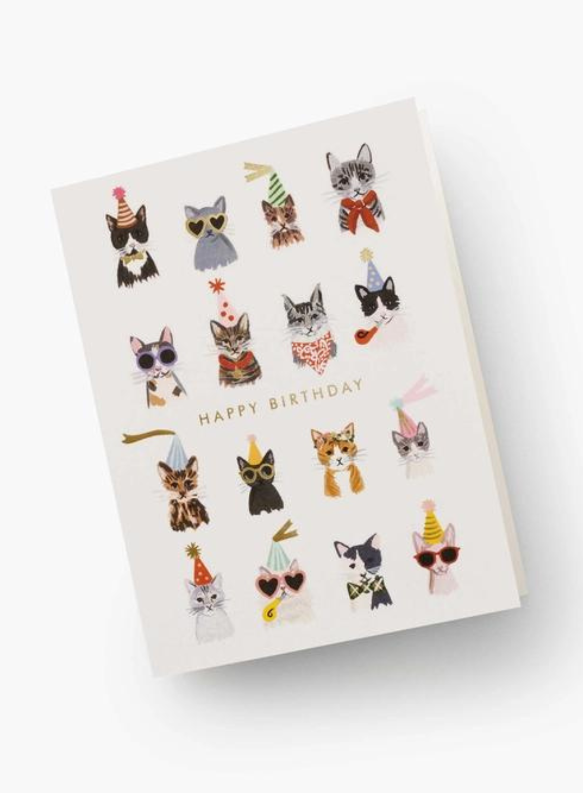 Cool Cats Happy Birthday Card from Rifle Paper Co.