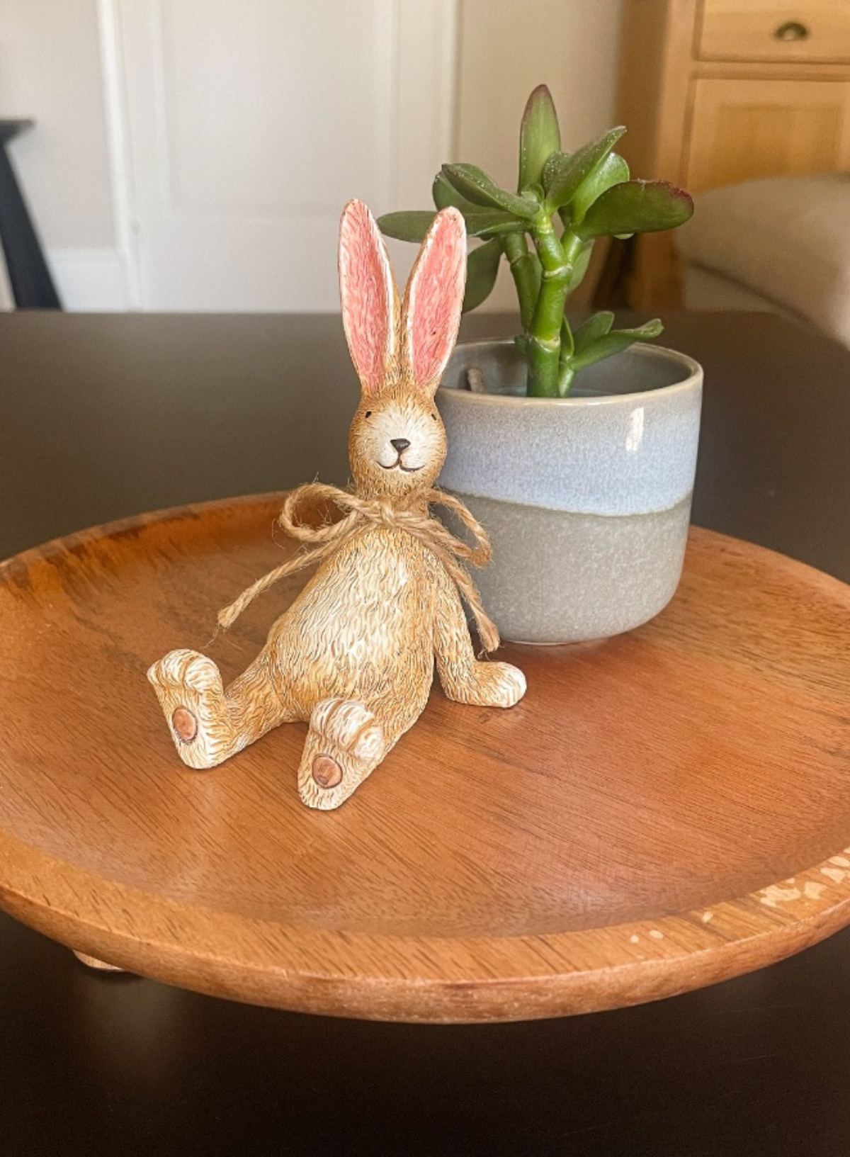 Round Tray W/Feet 25cm from Gainsborough Giftware