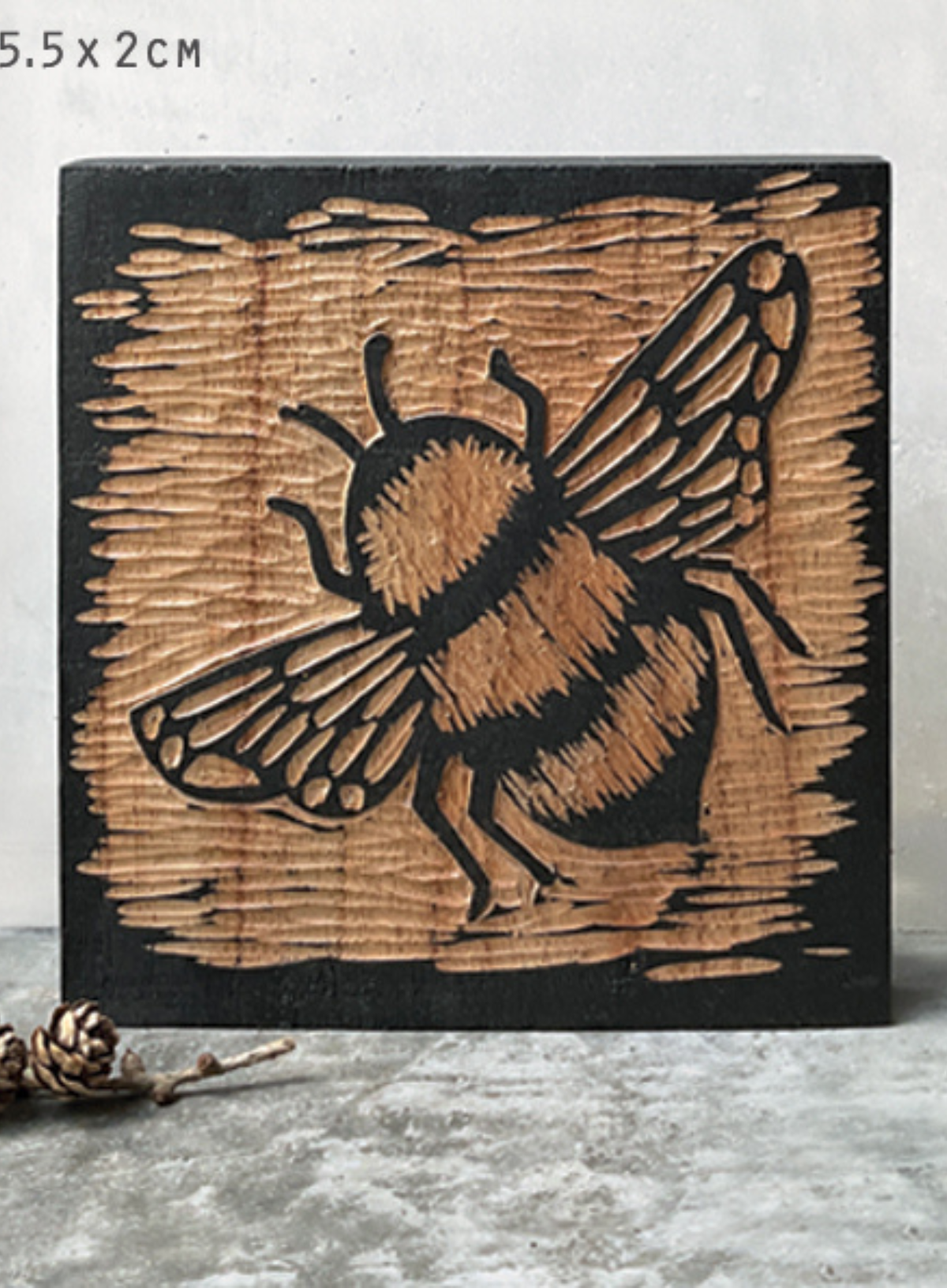 East of India Wood block Bee