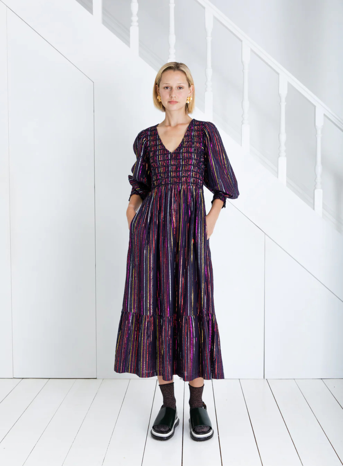 Troy Dress in Multi/Midnight from Bonté
