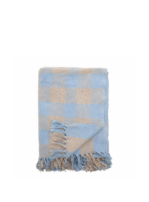 Largs Recycled Cotton Throw from Bloomingville