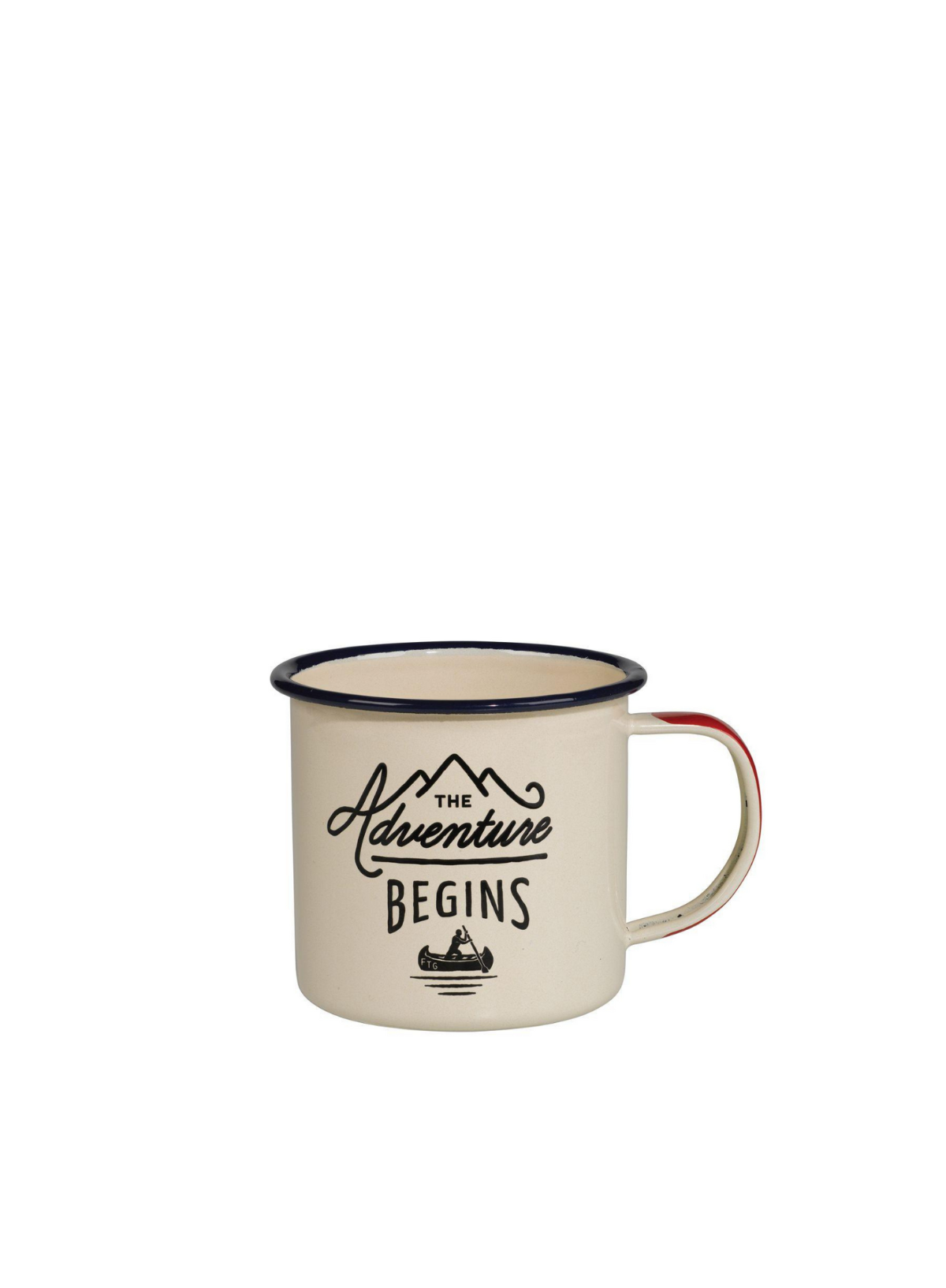 Enamel Mug - Adventure Begins Cream from Gentlemen's Hardware