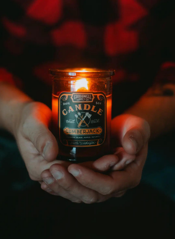 Lumberjack Apothecary Candle from Good & Well Supply Co.