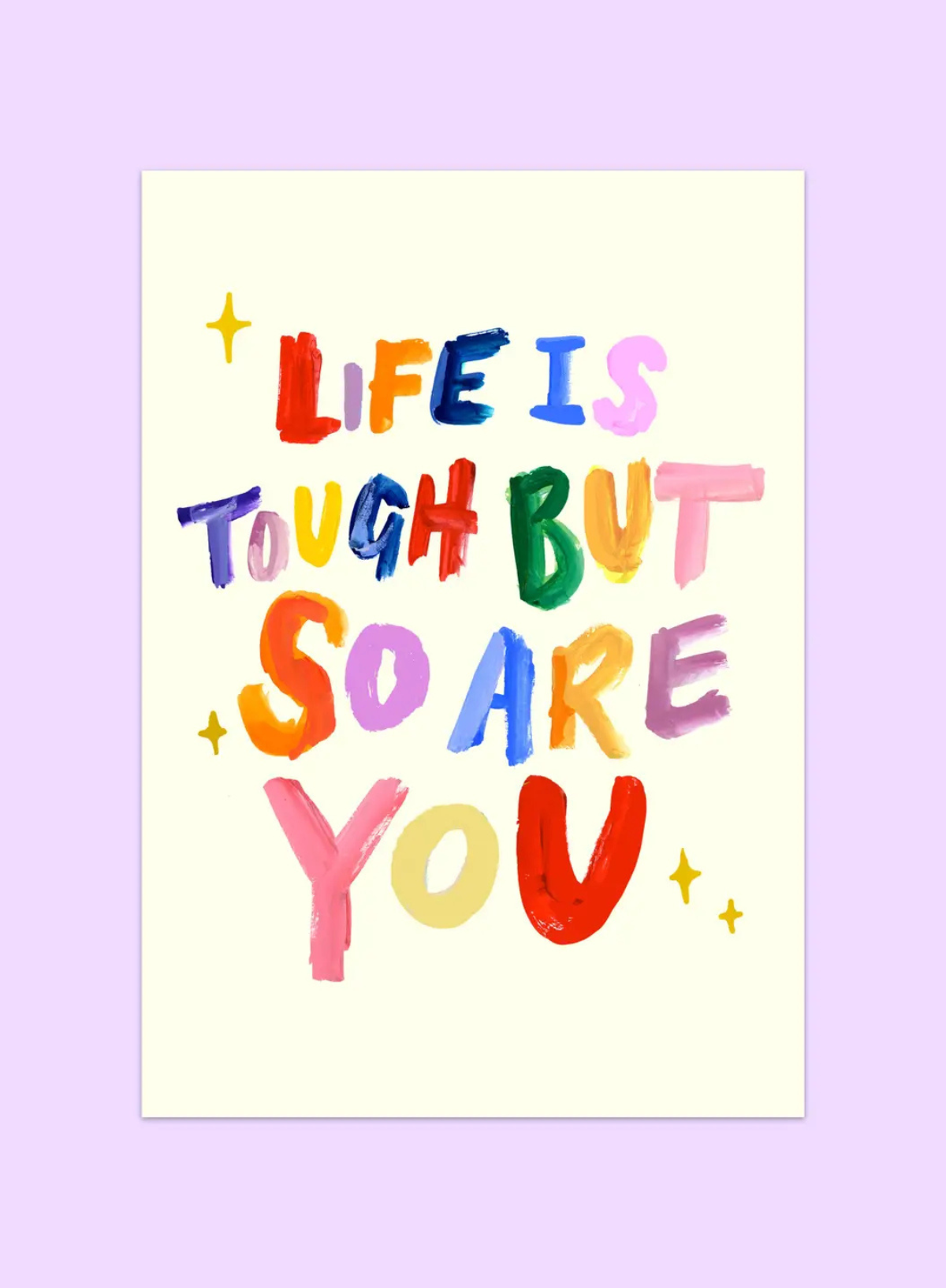Life Is Tough Card from Eleanor Bowmer