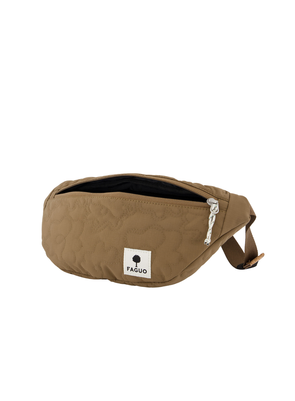 Faguo Banane Cambium Synthetic Woven Bag in Light Brown