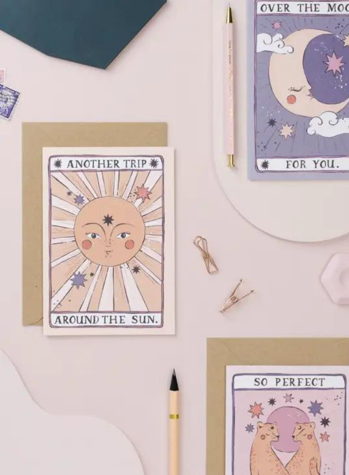 Tarot Sun Birthday Card from Sister Paper Co.