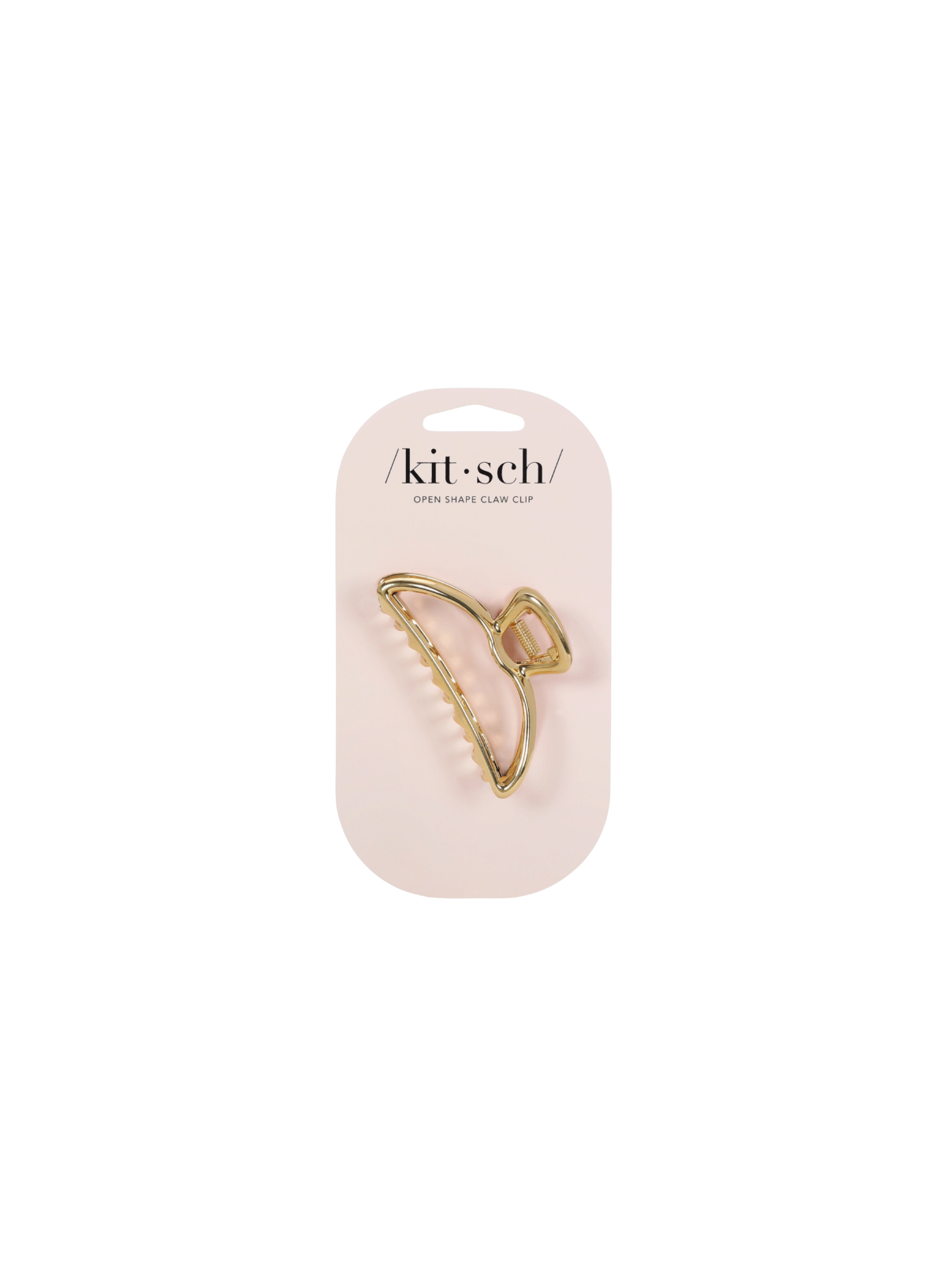 Kitsch Open Shape Claw Clip in Gold