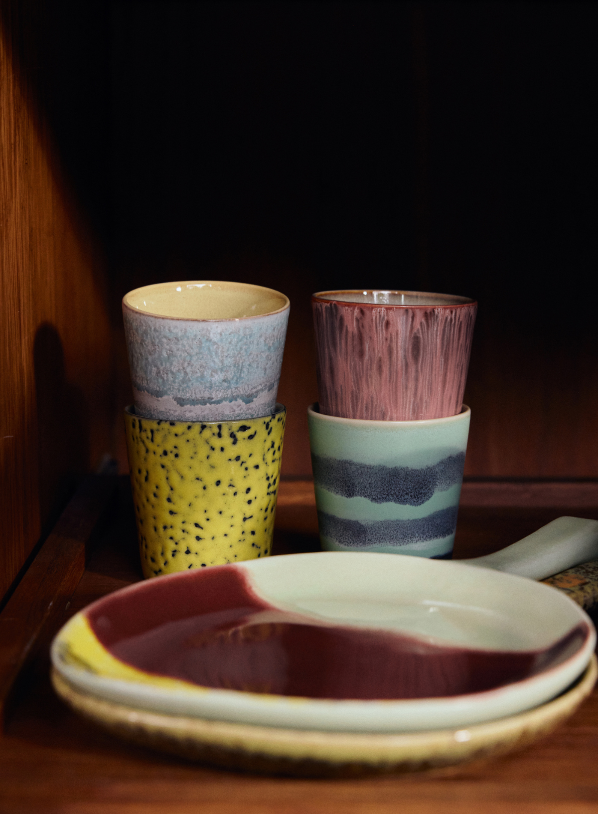 HK Living 70s Ceramics Beaker in River