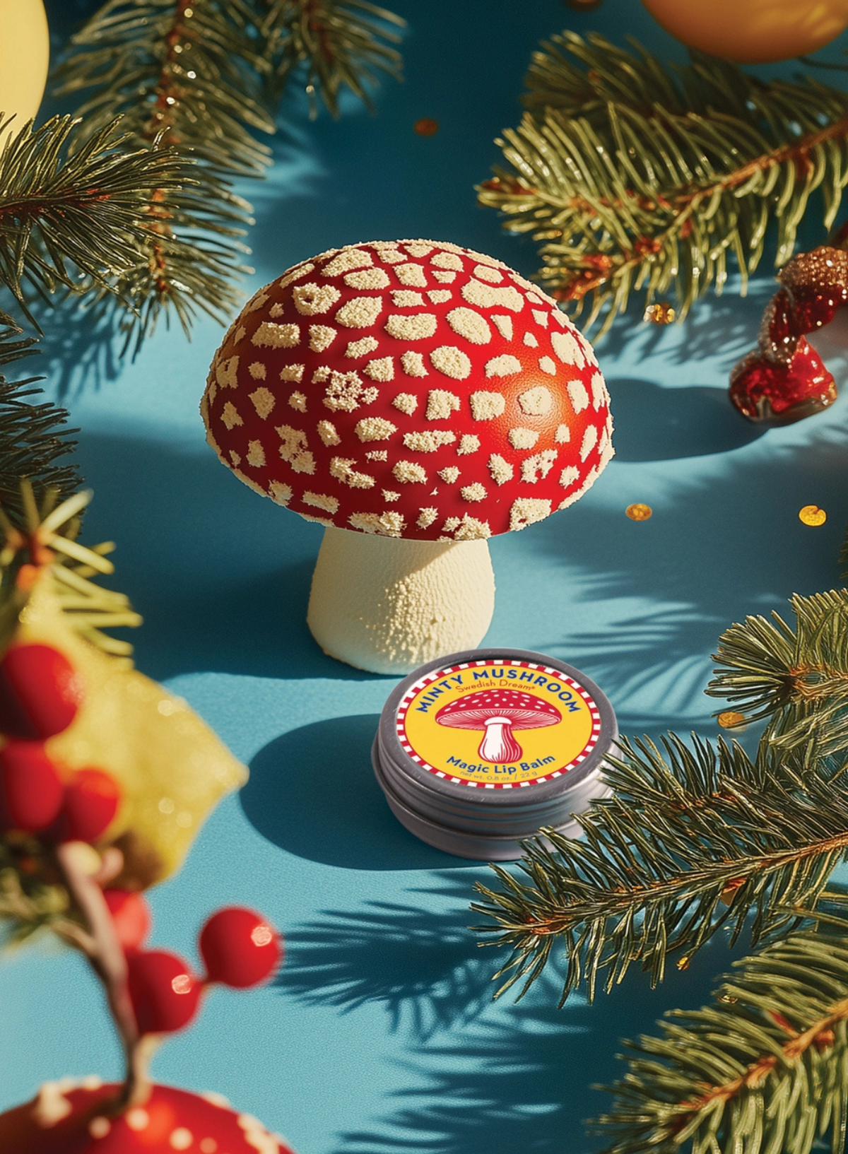 Kalastyle Swedish Dream Minty Mushroom Lip Balm