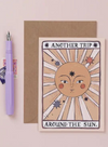 Tarot Sun Birthday Card from Sister Paper Co.