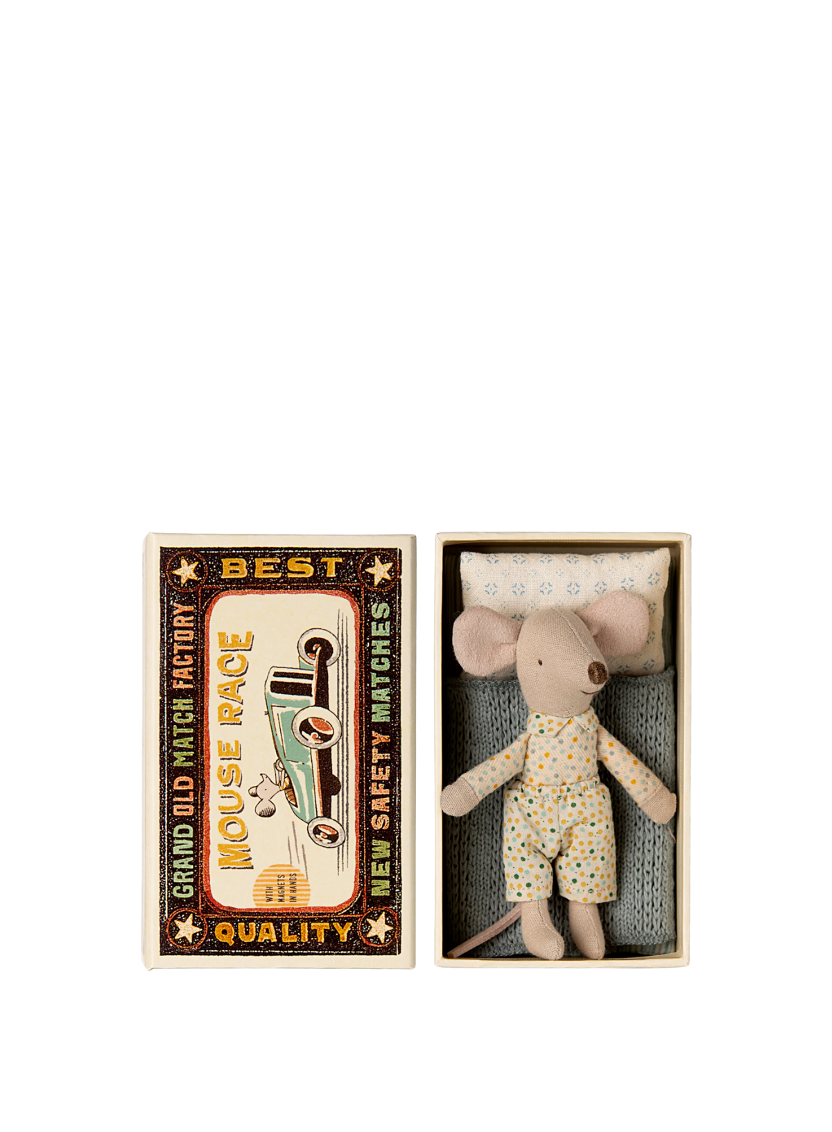 Little Brother Mouse in Matchbox from Maileg