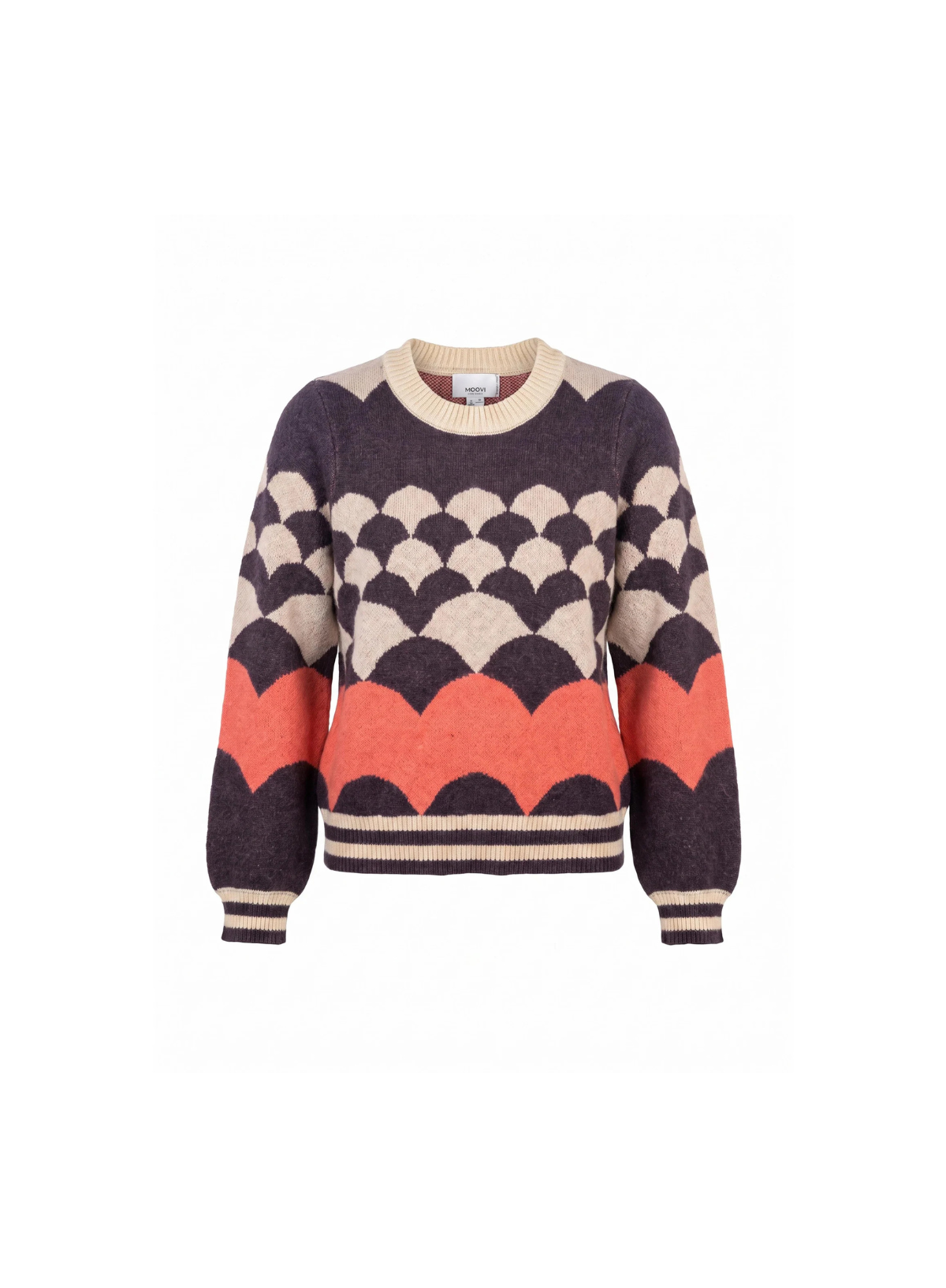 Nooki Mabel Knitted Jumper in Chocolate Mix