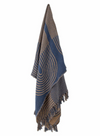 Tiffanie Blue Recycled Cotton Throw from Bloomingville