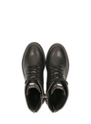 Bonnie Leather Boots in Black/Pixel Black from Maruti