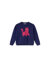 Jersey Cat Jumper in Navy/Pink from Compañia Fantastica Mini