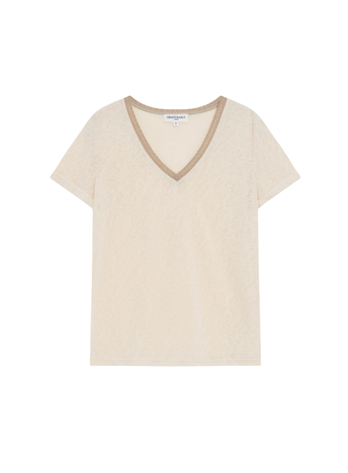 Grace & Mila  Vasco T-Shirt in Amande