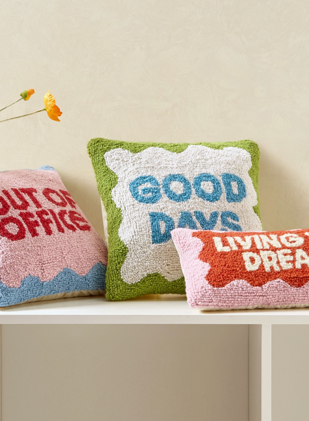 Peking Handicraft Good Days Hook Pillow