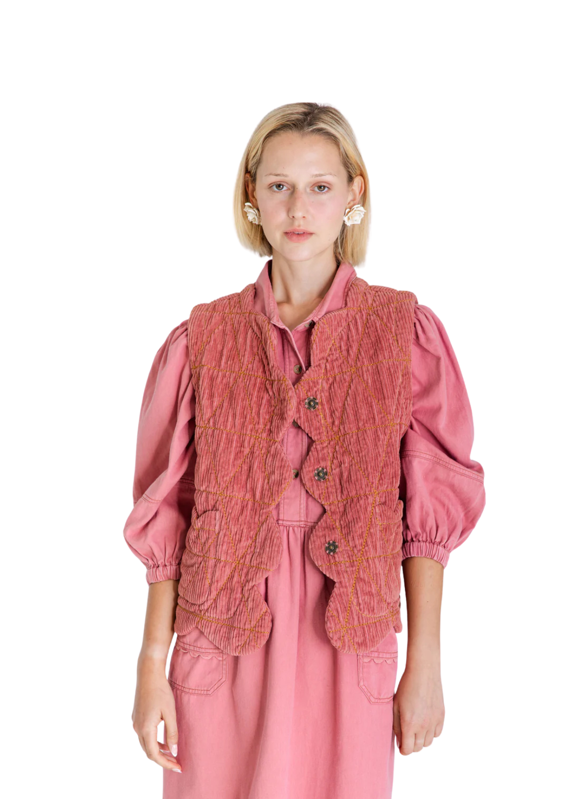 Estelle Gilet in Rose from Bonté