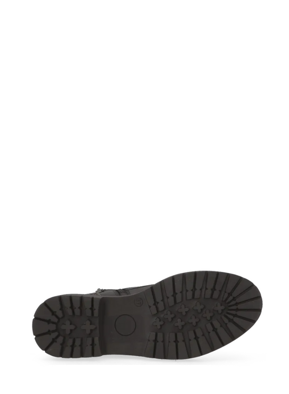 Bonnie Leather Boots in Black/Pixel Black from Maruti